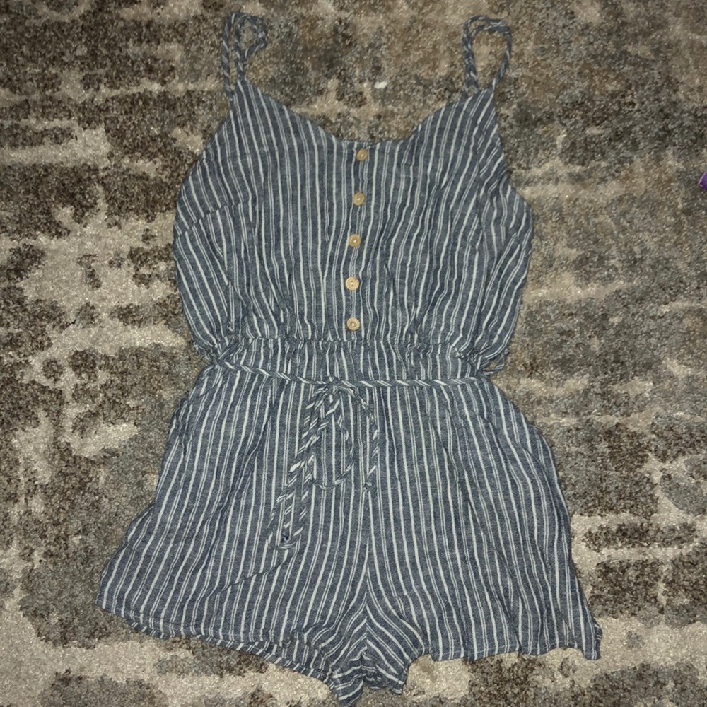 Striped romper